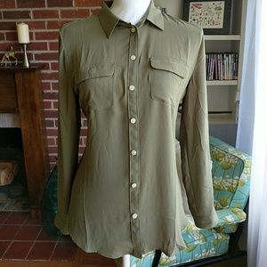 Never worn! Loft utility blouse